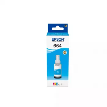 Epson 664 Ecotank cyaan inktfles (70 ml)