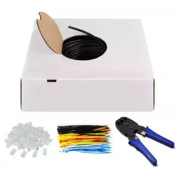 Netwerkkabel Goobay 94399 U/UTP Cat6 305 m zwart