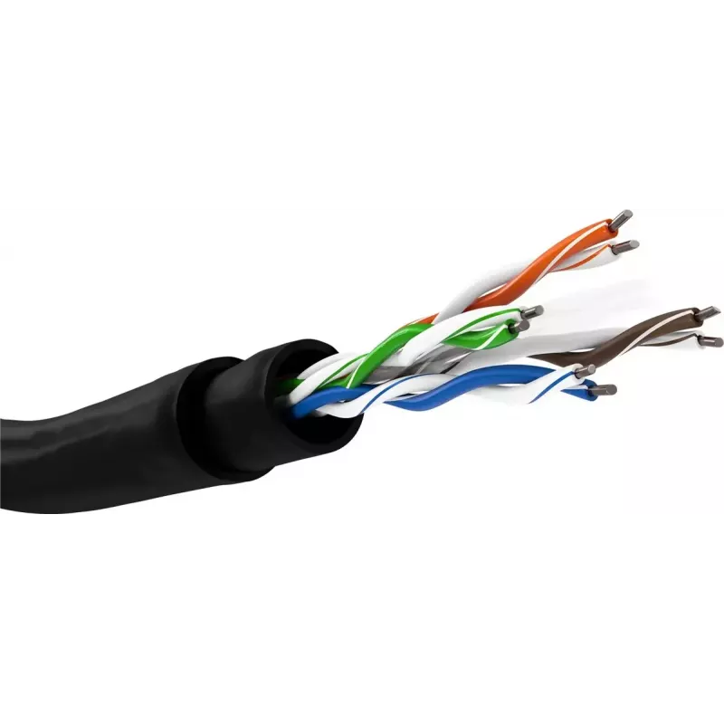 Netwerkkabel Goobay 94399 U/UTP Cat6 305 m zwart