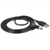 Stroomkabel USB A DC 1,5 m DeLOCK 83578