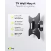 Goobay TV EasyFlex M Kantelbare wandbeugel, zwart (51893)