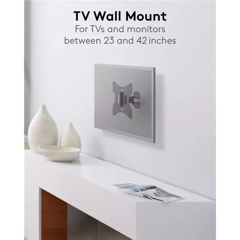 Goobay TV EasyFlex M Kantelbare wandbeugel, zwart (51893)