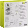 Goobay TV EasyFlex M Kantelbare wandbeugel, zwart (51893)