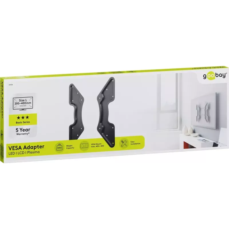 VESA-adapter voor TV-wandbeugel Goobay 60134
