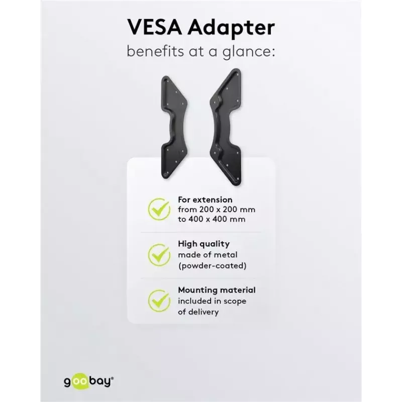 VESA-adapter voor TV-wandbeugel Goobay 60134