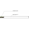 Goobay CAT 6 U/UTP Netwerkkabel 94965, 100 m, wit