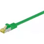 Netwerkkabel Goobay RJ45-patchkabel CAT 6A S/FTP RJ-45 Cat7 5m groen