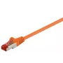 Netwerkkabel Goobay 95496 oranje 2 m Cat6 S/FTP