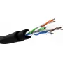 Netwerkkabel Goobay CAT 6 outdoor U/UTP 100m zwart