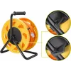 Netwerkkabel Goobay Portable RJ45 50m Cat7a oranje