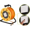 Netwerkkabel Goobay Portable RJ45 50m Cat7a oranje