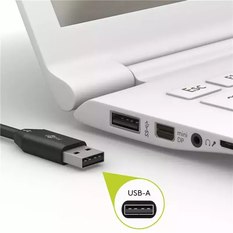 Goobay Lightning USB-oplaad- en synchronisatiekabel 0,5m Lightning USB A CE MFi