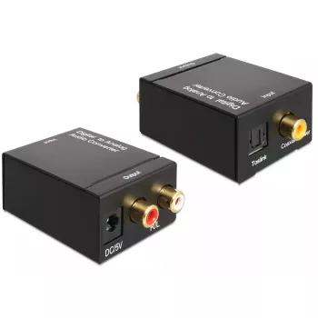 Audio converter DeLOCK 62444 zwart
