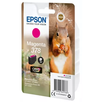 Cartridge Epson 378 magenta 360 pagina's inkt C13T37834010