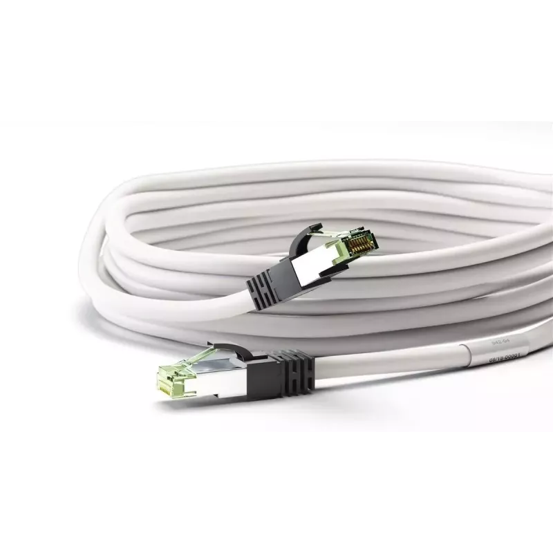 Netwerkkabel Goobay CAT 8.1 Patchkabel RJ-45 Cat8.1 1m wit