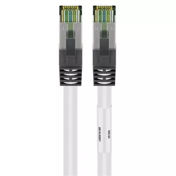 Netwerkkabel Goobay CAT 8.1 Patchkabel RJ-45 Cat8.1 1m wit