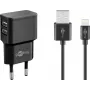Opladerset binnen Goobay Dual Apple Lightning 44995