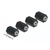 Afstandsbus M2,5 zeskant binnendraad 10 mm zwart 4 stuks DeLOCK 60243