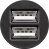 Goobay Dual-USB autolader 24 W zwart snelladen overstroombeveiliging