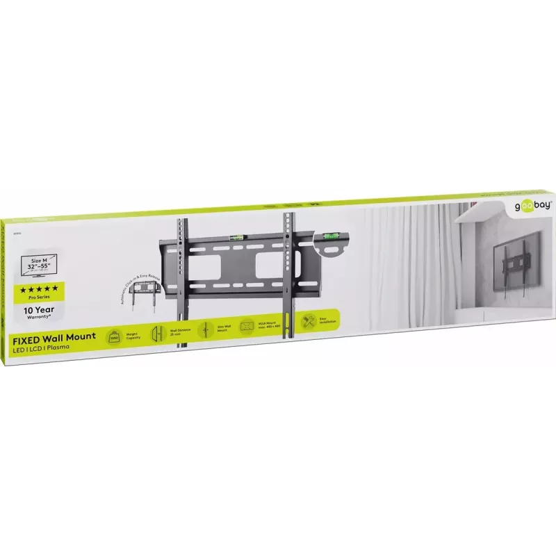 TV-beugel Goobay 49890 139,7 cm (55 inch) zwart