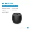 HP zwarte Bluetooth-luidspreker 360, kabel & draadloos, mono draagbare luidspreker, zwart, cilinder, knoppen, universeel