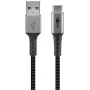 USB-kabel Wentronic 49295 USB 2.0 0,5 m USB-C USB-A zwart grijs