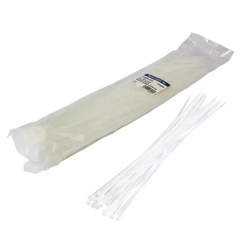 Kabelbinder LOGILINK KAB0040, nylon, 400 mm × 4,8 mm, transparant, 100 stuks