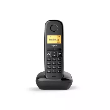 Analoge/DECT-telefoon Gigaset A270A nummerherkenning zwart draadloze handset