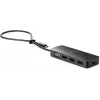 HP USB-C Travel Hub G2, bedraad, USB 3.2 Gen 1 (3.1 Gen 1) Type-C, zwart, China, Windows 10, 107 mm