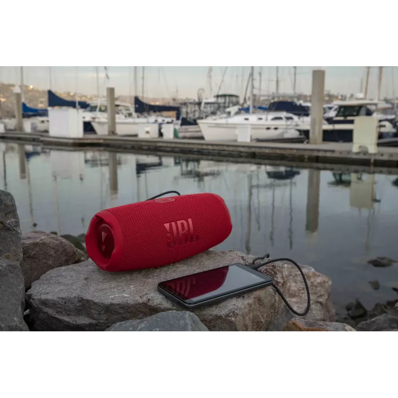 Draagbare stereoluidspreker JBL Charge 5 rood
