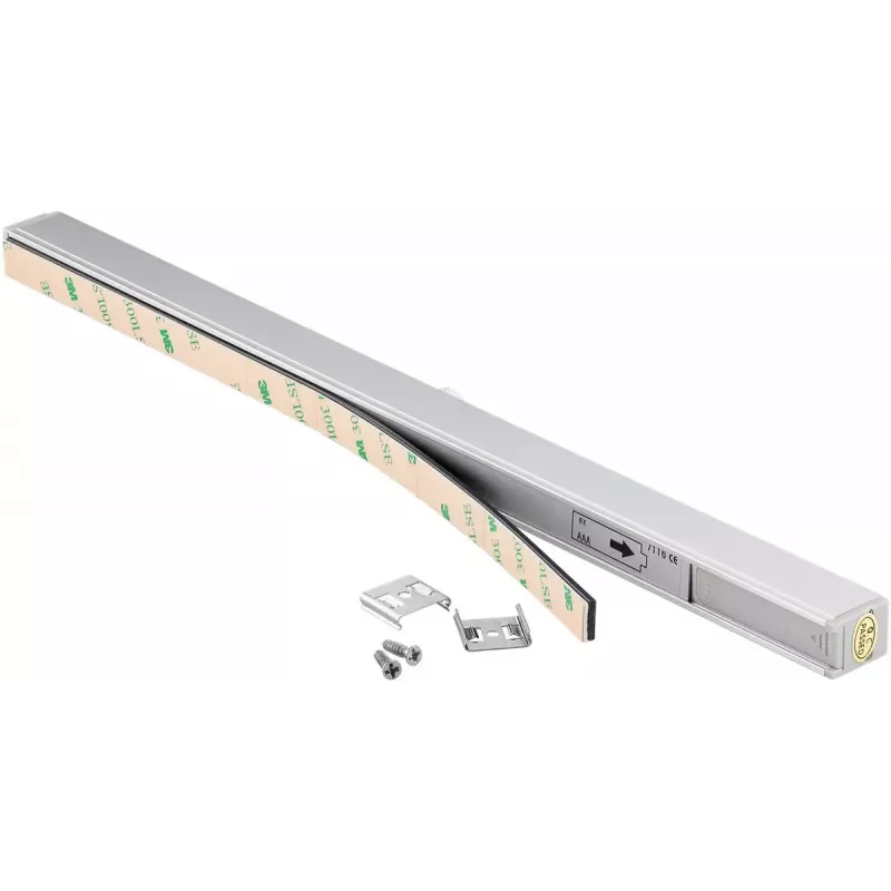 Goobay LED-onderbouwarmatuur met bewegingsmelder zilver 20 lichtbronnen