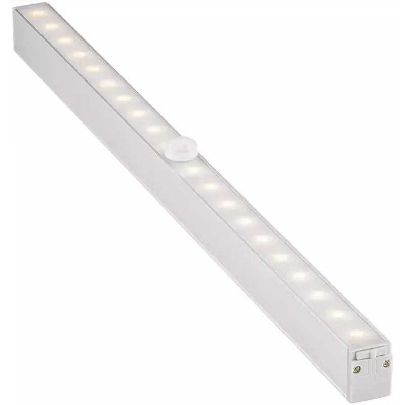Goobay LED-onderbouwarmatuur met bewegingsmelder zilver 20 lichtbronnen