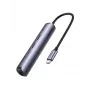 Ugreen 10919 laptop-dock/poortreplicator bedraad USB 3.2 Gen 1 (3.1 Gen 1) Type-C grijs