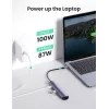 Ugreen 10919 laptop-dock/poortreplicator bedraad USB 3.2 Gen 1 (3.1 Gen 1) Type-C grijs