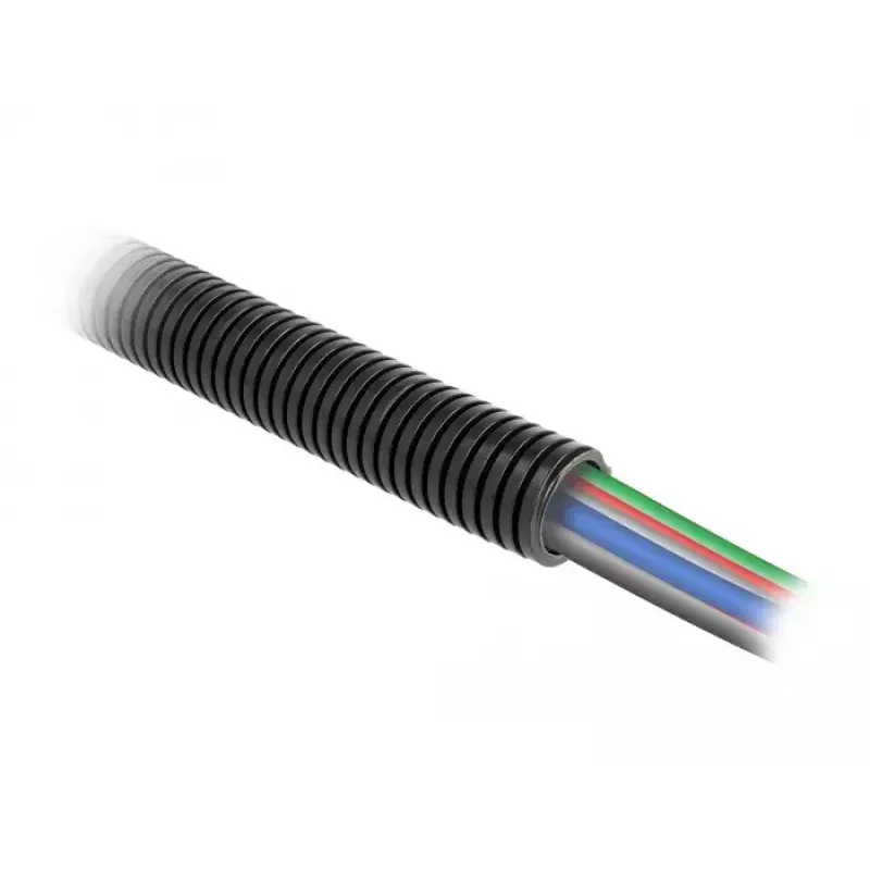 Kabelbeschermingsslang DeLOCK 60458 1 m x 21,2 mm zwart