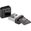 Kaartlezer GOOBAY USB-A 2.0 voor MicroSD, 480 Mbit/s, zwart