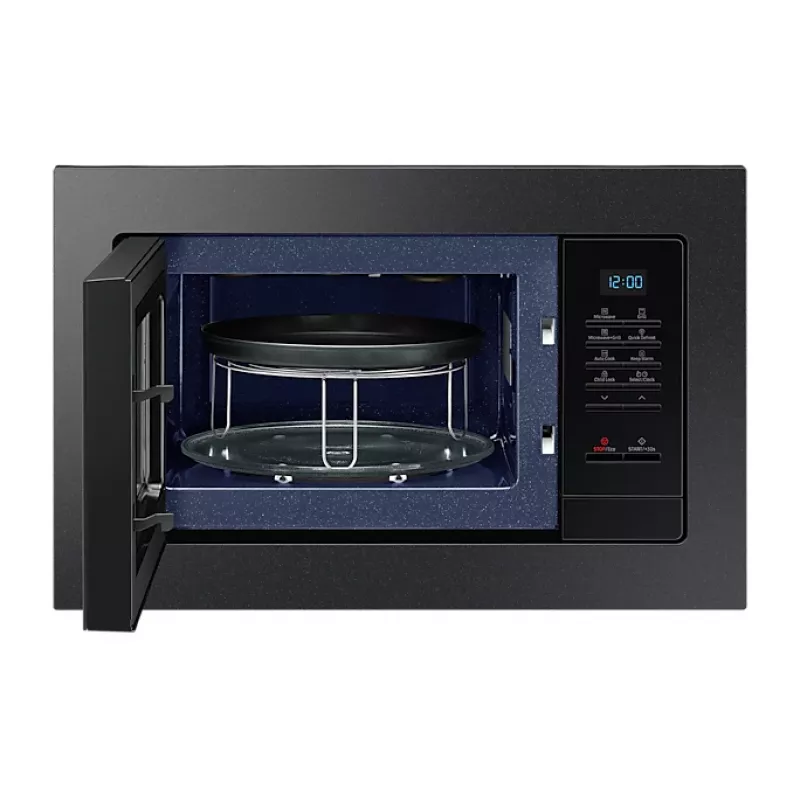 Samsung MQ7000A zwart grill-magnetron inbouw 23 L 800 W