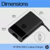 HP 671R3AA USB-C 65 W laptoplader, AC 115/230 V, EU