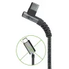 Goobay USB-kabel USB 2.0 2 m USB-C zwart/grijs