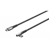 Goobay USB-kabel USB 2.0 2 m USB-C zwart/grijs
