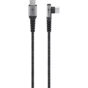 Goobay USB-kabel USB 2.0 2 m USB-C zwart/grijs