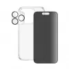 PanzerGlass Privacy 3-in-1 pack iPhone 15 Pro schokbestendig gehard glas