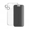 PanzerGlass ® Privacy 3-in-1-pack iPhone 15 schokbestendig gehard glas