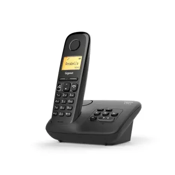 Analoge/DECT-telefoon Gigaset A270A nummerherkenning draadloze handset zwart