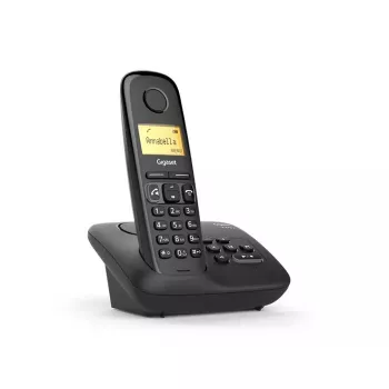 Analoge/DECT-telefoon Gigaset A270A nummerherkenning draadloze handset zwart
