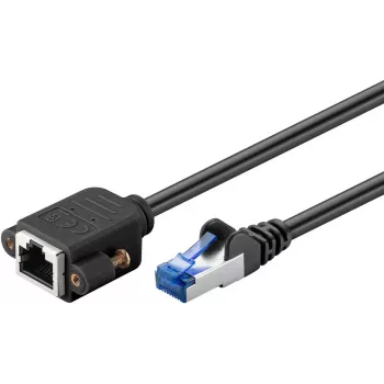 Netwerkkabel Goobay 65645 RJ-45 Cat6a 5 m zwart