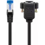 Netwerkkabel Goobay 65645 RJ-45 Cat6a 5 m zwart