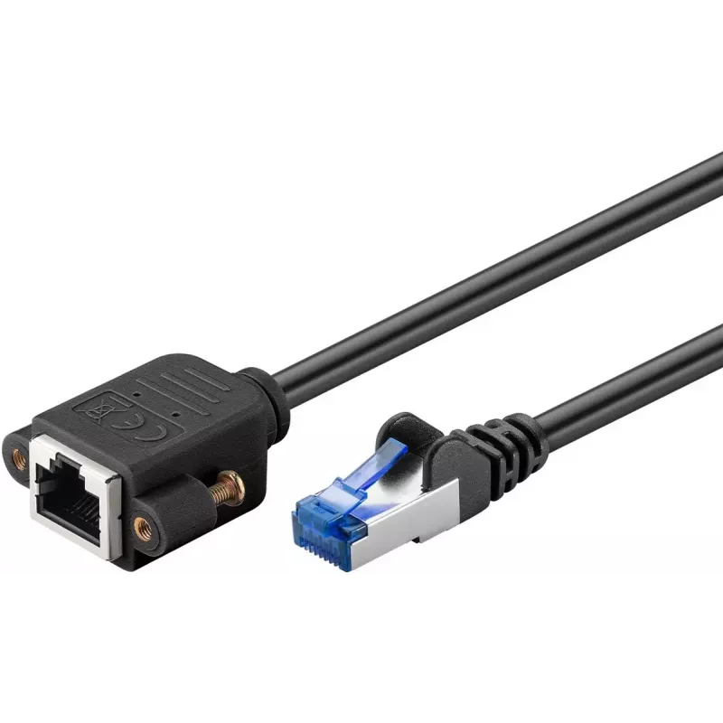 Netwerkkabel Goobay 65641 RJ-45 Cat6a 0,5 m zwart