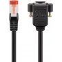 Netwerkkabel Goobay 65637 RJ-45 Cat6 1m zwart