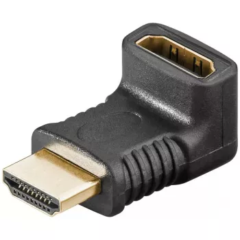 Goobay HDMI-videokabel-adapter 65744 zwart bus hoogwaardig